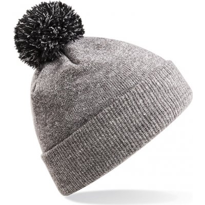 Beechfield Zimní čepice s bambulí B450 Heather Grey – Hledejceny.cz