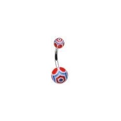 Šperky4U piercing do pupíku banánek BA01019-RB