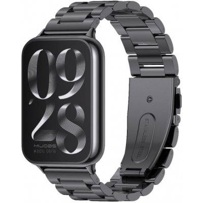 VSECHNONAMOBIL 101587 CLASSIC Kovový řemínek pro Xiaomi Smart Band 9 Pro černý – Zboží Mobilmania
