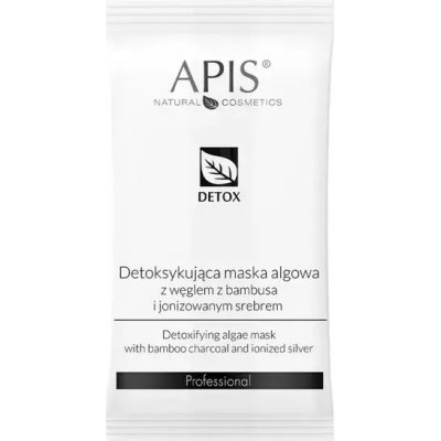 Apis Detox Detoxifying Algae Mask with Bamboo Charcoal and Ionized Silver 20 g – Zboží Mobilmania