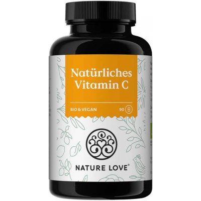 Nature Love Vitamin C extrakt z BIO Aceroly 90 kapslí – Hledejceny.cz