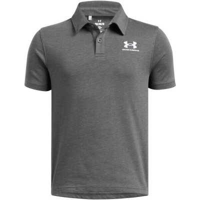 Under Armour ICON polo chlapecké triko tmavě šedá – Zboží Dáma