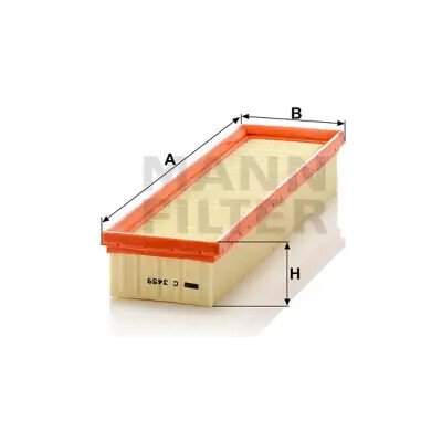 MANN FILTER Vzduchový filtr C 3459 – Hledejceny.cz