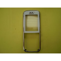Náhradní kryt na mobilní telefon Kryt Nokia 6233 přední stříbrný