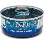 N&D Cat Ocean Adult Tuna & Sardine & Shrimps 70 g – Sleviste.cz