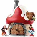 Schleich Šmoulové dům s figurkami 20803 – Zboží Dáma