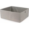 Úložný box Compactor Oxford 36 x 42 x 16,5 cm polyester šedo-béžový RAN10732