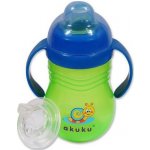 Akuku hrneček se silikonovým pítkem růžový 280 ml – Zboží Dáma