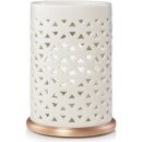 Yankee Candle Belmont Lattice Ceramic with Metal Base aroma lampa