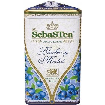 SebaSTea zelený čaj Blueberry Merlot 100 g