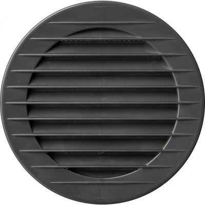 AirRoxy AOZc 125 mm s mřížkou grafit černá – Hledejceny.cz