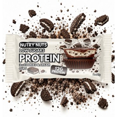 Proteinové košíčky Cookies & cream 2 x 21 g – Hledejceny.cz