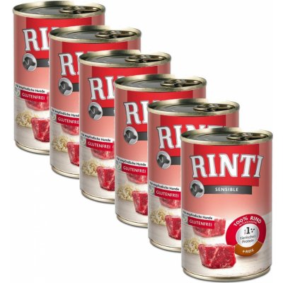 Rinti Sensible hovězí a rýže 6 x 400 g – Hledejceny.cz