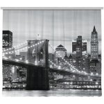 Fotozáclona AGdesign neprůhledná, FCPXXL 6416, Město 280 x 245 cm – Hledejceny.cz