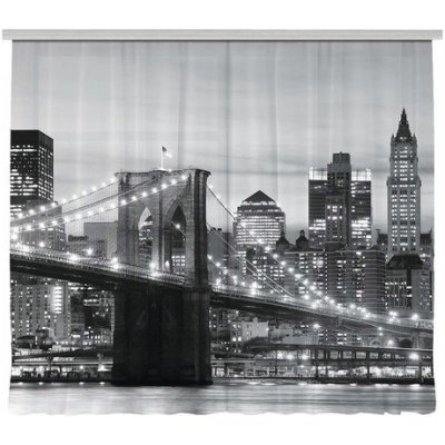 Fotozáclona AGdesign neprůhledná, FCPXXL 6416, Město 280 x 245 cm – Hledejceny.cz