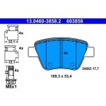 Sada brzdových destiček, kotoučová brzda ATE 13.0460-3858.2 (13046038582) | Zboží Auto