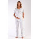 Vienetta Secret dámské pyžamo mateřské Slůně světle šedá – Zboží Dáma