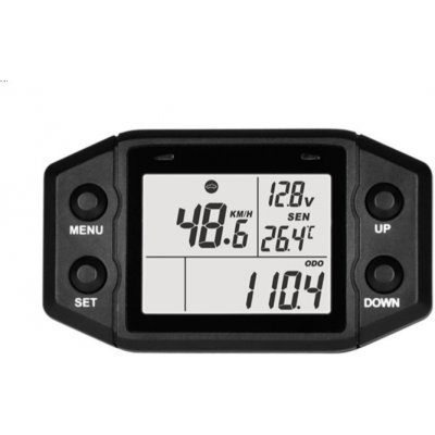 Profesionální měřič motohodin, rychlosti, otáček, tachometr, napětí, servisních prohlídek | Zboží Auto