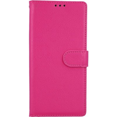 Pouzdro TopQ Xiaomi Redmi Note 9 knížkové růžové s přezkou