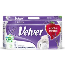 Velvet Relaxing Lavender 8 ks