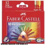 FABER-CASTELL Voskovky trojhranné 12ks – Hledejceny.cz