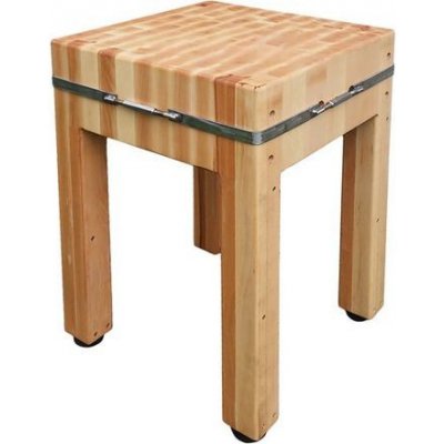 Špalek řeznický s jednou obručí 60x60x23cm – Zboží Dáma