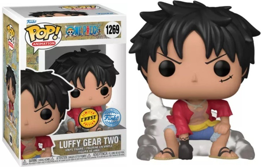 Funko POP! 1269 Animation One Piece Luffy Gear Two Limited Chase Edition
