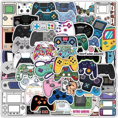 Nálepky Ovladače a Retro Konzole Varianta: 2 – Zboží Živě