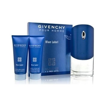 Givenchy Pour Homme Blue Label EDT 100 ml + balzám po holení 50 ml + sprchový gel 50 ml dárková sada