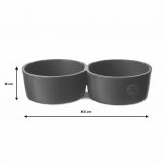JK ANIMALS Keramická dvojmiska pro králíky 2×15 cm – Hledejceny.cz