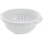 Plastový cedník s podstavcem bílý 27 cm – Zboží Dáma