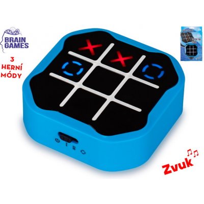 Brain Games hra piškvorky 9cm na baterie se zvukem – Zboží Živě
