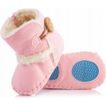 Malé teplé kojenecké kozačky pro holčičku botičky capáčky – Zboží Dáma