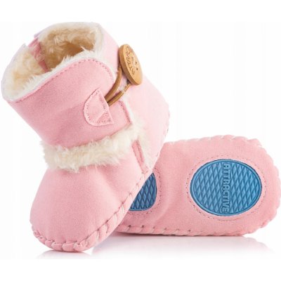 Malé teplé kojenecké kozačky pro holčičku botičky capáčky – Zboží Dáma