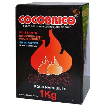 CocoBrico Kokosové uhlíky (brikety) pro vodní dýmky 1kg – Sleviste.cz