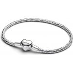PANDORA Náramek Moments s gravírovatelným srdíčkem 16 cm 594236C00-16 – Hledejceny.cz