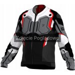 RebelHorn Textilní bunda BORG-II černá/šedá/červená | Zboží Auto