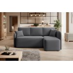 Textilomanie Tmavě šedá rohová sedací souprava HADSON Varianta: Pravý roh – Zboží Dáma