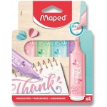 Maped zvýrazňovač Fluo Peps Pastel sada 4 ks 40308 – Hledejceny.cz