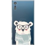 Pouzdro iSaprio Bear With Scarf - Sony Xperia XZ – Hledejceny.cz