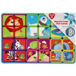 Teddies Puzzle magnetické deskové zvířata plast – Zbozi.Blesk.cz