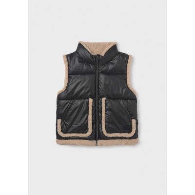 Mayoral vesta prošívaná teddy černá – Sleviste.cz