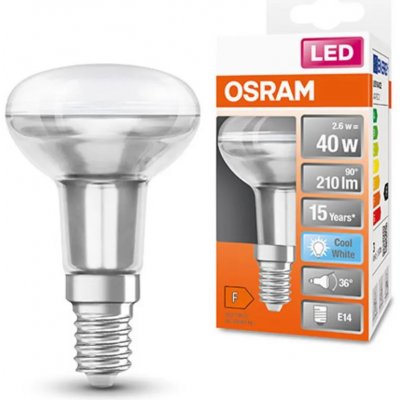 LEDVANCE Zdroj sv. LED STAR R50 40 non-dim 36° 2,6W/840 E14 – Hledejceny.cz
