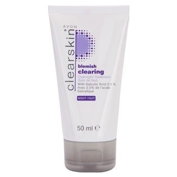 Avon Clearskin Blemish Clearing noční péče proti akné With Salicylic Acid 2,0 % 50 ml