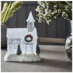 Markslöjd Dekorace kostel CHAPELLE 3x LED 0,5 W bílá-transp. 23 x 17 x 14 cm – Hledejceny.cz