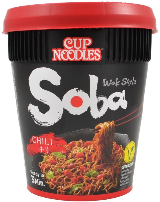 Nissin Cup Noodles Wok Style Soba Chilli 92 g od 65 Kč Heureka.cz