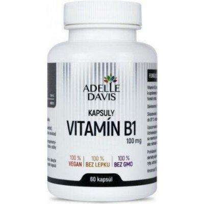 Adelle Davis Vitamín B1 100 mg 60 kapslí – Hledejceny.cz