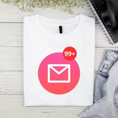 Dámské tričko E-mail klasika – Zboží Mobilmania