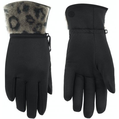 Poivre Blanc dámské flísové rukavice Stretch Fleece Gloves černá
