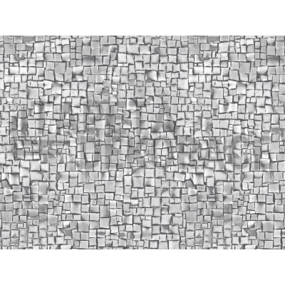 Gekkofix 13776 Samolepicí tapeta mozaika kámen šedá šířka 45 cm – Zboží Mobilmania